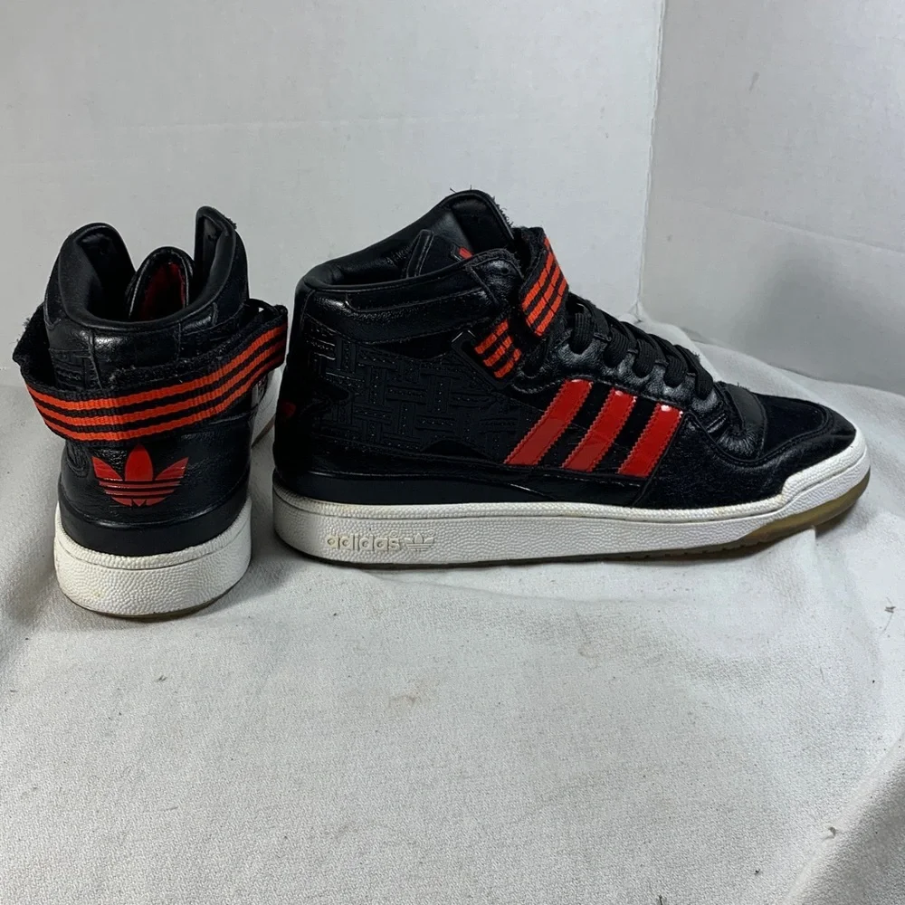 Adidas Men’s Forum Mid RS Nigo Black/Red/White High-Top Sneakers